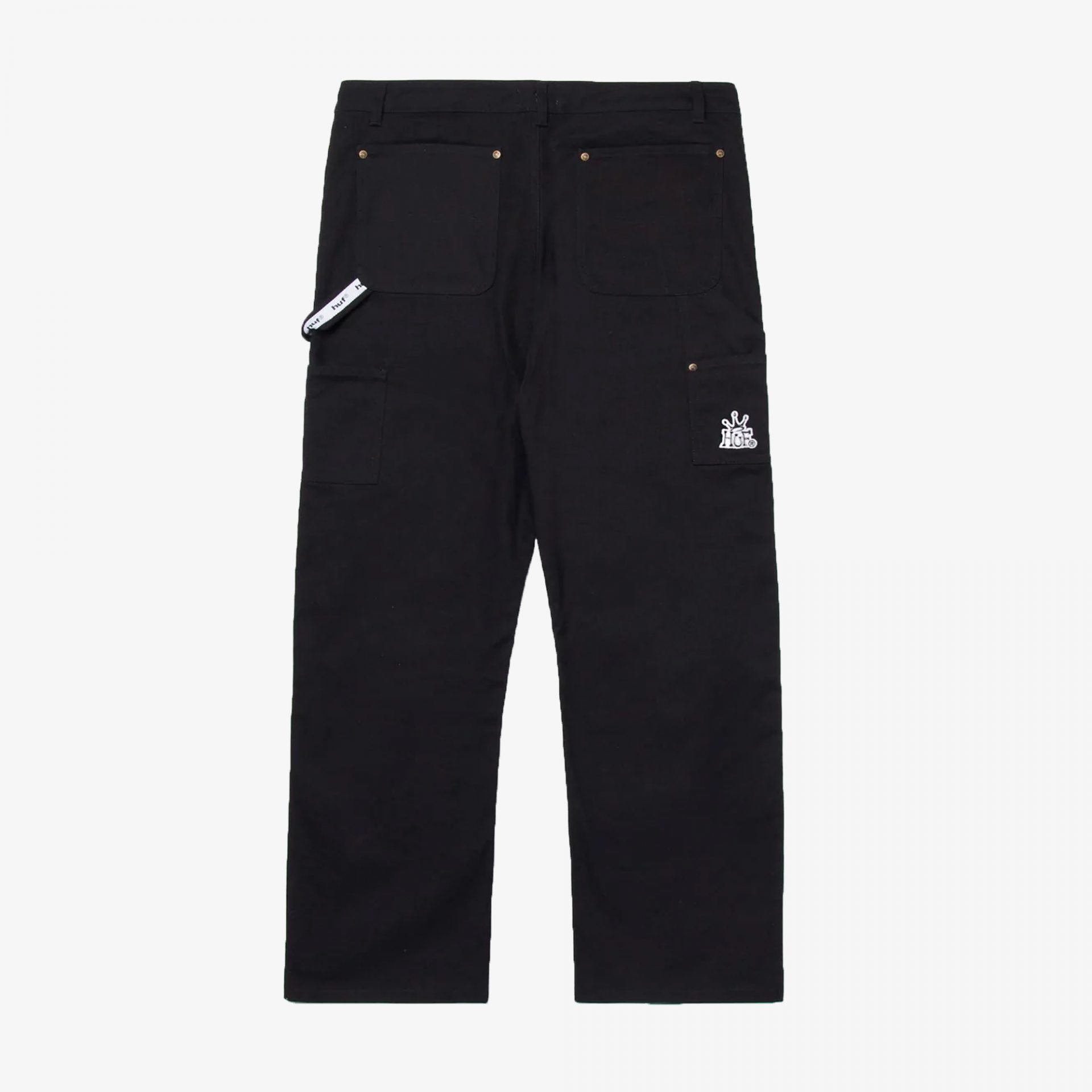 HUF | GILMAN DOUBLE KNEE PANT  { BLACK