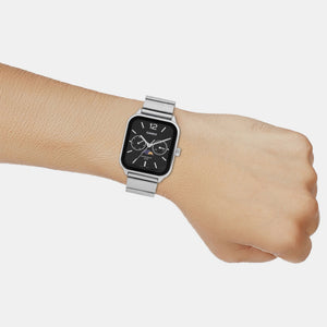Enticer Men Quartz Black Dial Chronograph Stainless Steel Watch A2181