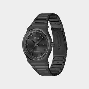 Candor Men Quartz Black Dial Analog Stainless Steel Watch 1514120