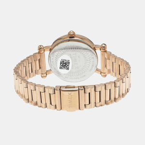 Fria Women Quartz Green Dial Analog Stainless Steel Watch TWEL14303