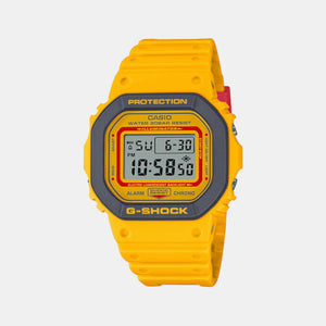 G-Shock Men Quartz Yellow Dial Digital Resin Watch G1335