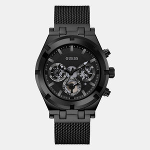 Continental Men Quartz Black Dial Chronograph Stainless Steel Watch GW0582G3