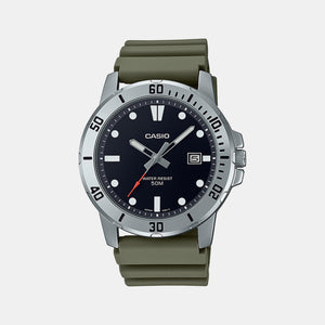 Enticer Men Quartz Black Dial Analog Resin Watch A2141