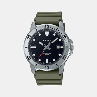 Enticer Men Quartz Black Dial Analog Resin Watch A2141