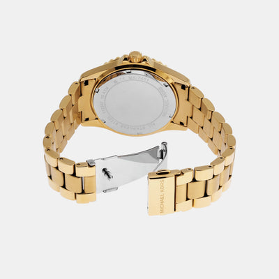 Everest Women Quartz Gold Dial Analog Stainless Steel Watch MK7401
