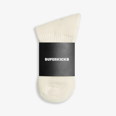 Superkicks | CREW SOCKS  { CREAM