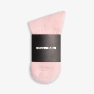 Superkicks | CREW SOCKS  { PINK