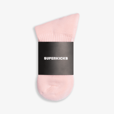 Superkicks | CREW SOCKS  { PINK
