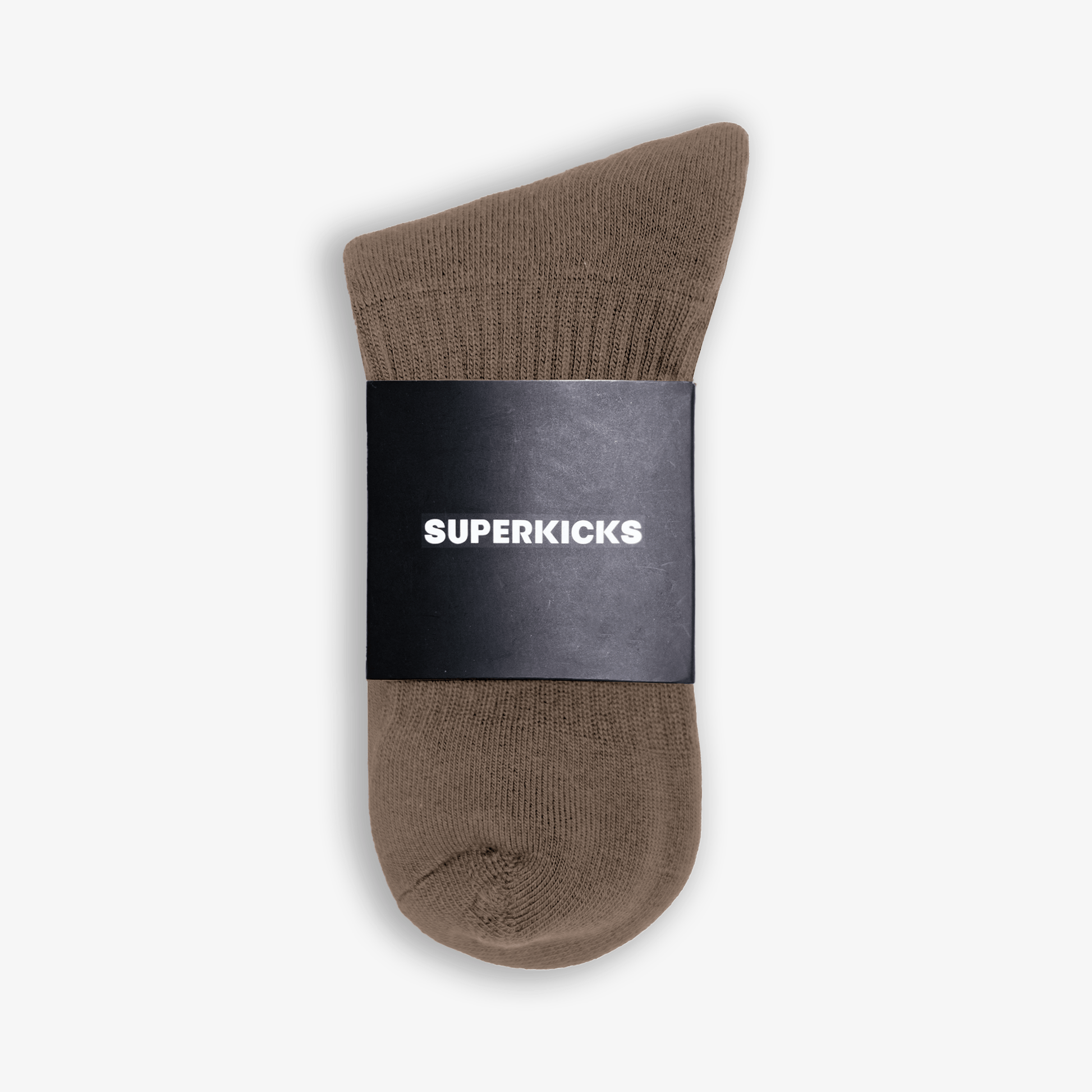 Superkicks | CREW SOCKS  { BROWN