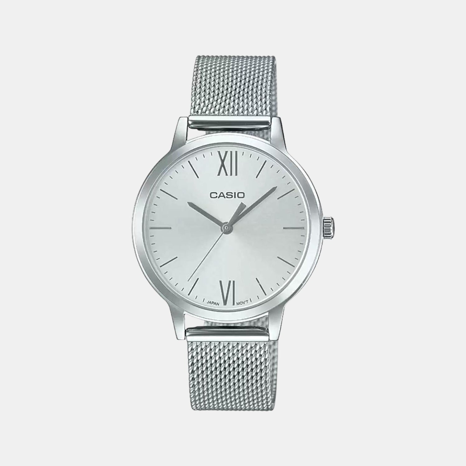 Enticer Women Quartz Silver Dial Analog Stainless Steel Watch A1692