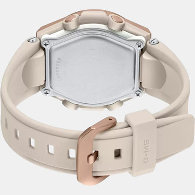 Baby-G Women Quartz Rose Gold Dial Analog-Digital Resin Watch B216