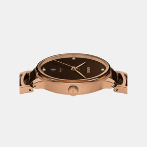 Centrix Unisex Quartz Brown Dial Analog Ceramic Watch R30023712