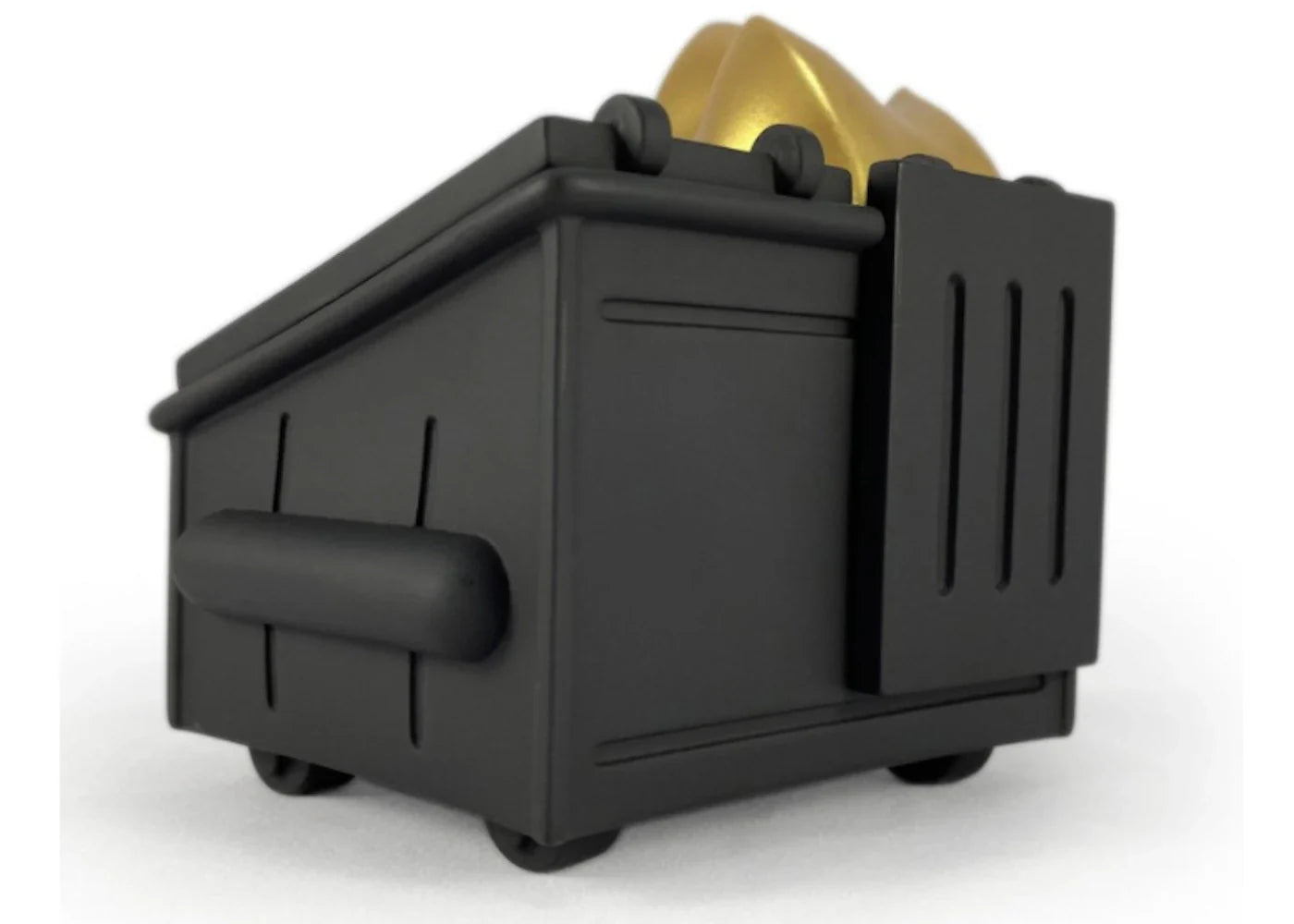 100% x Kidrobot Exclusive Dumpster Fire Vinyl Figure Black