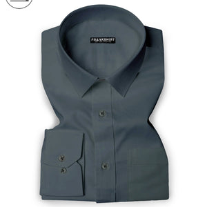 Dark Grey I Formal Shirt I Regular Fit I 100% Cotton Shirt