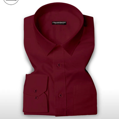 Maroon  I Formal Shirt I Regular Fit I 100% Cotton Shirt