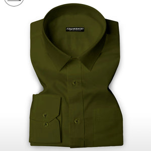 Bottle Green I Formal Shirt I Regular Fit I 100% Cotton Shirt