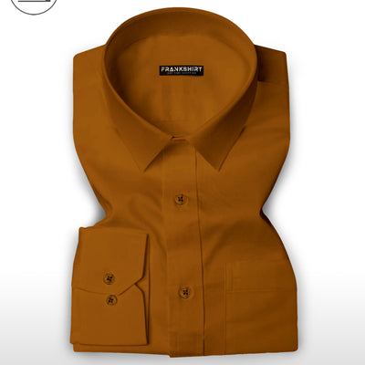 Mustard I Formal Shirt I Regular Fit I 100% Cotton Shirt