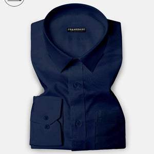 Navy Blue I Formal Shirt I Regular Fit I 100% Cotton Shirt