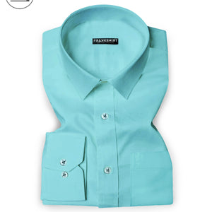 Turquoise I Formal Shirt I Regular Fit I 100% Cotton Shirt