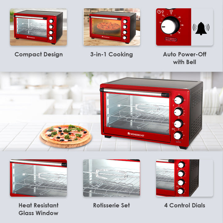 Wonderchef Renewed Oven Toaster Griller