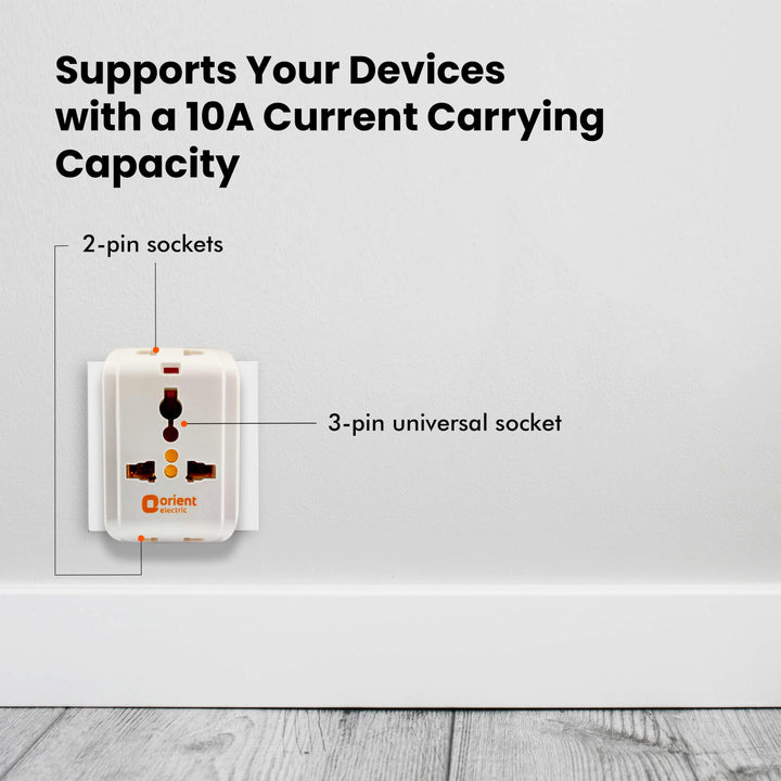 10 Amp Multi Plug Adaptor (Socket)