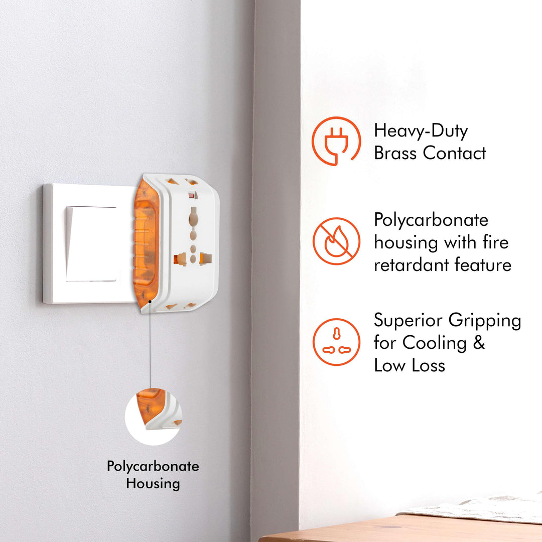 10 Amp Multi Plug Adaptor (Socket)