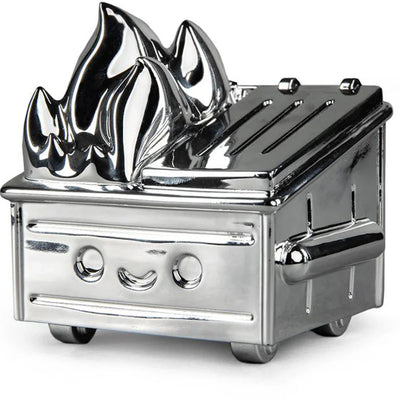 100% Soft Dumpster Fire Figure Chrome
