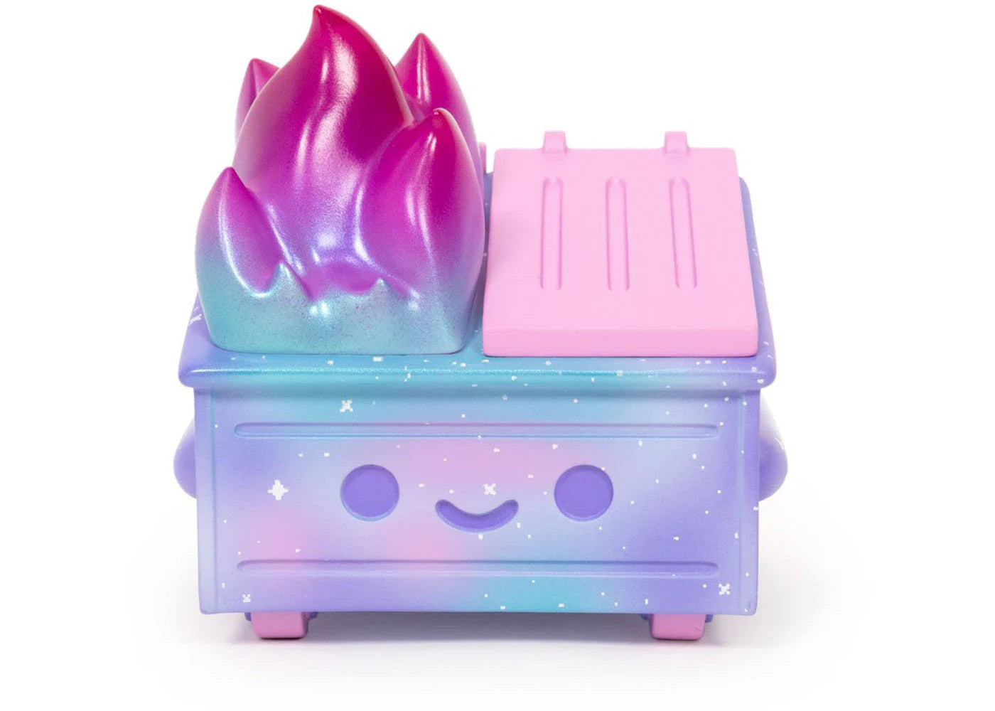 100% Soft Dumpster Fire Kawaii Galaxy Trash Vinyl Figure