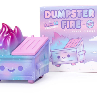 100% Soft Dumpster Fire Kawaii Galaxy Trash Vinyl Figure
