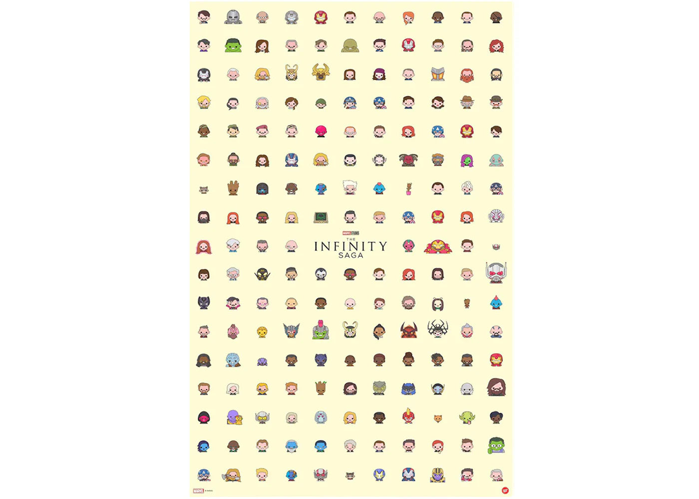 100% Soft Marvel Studios The Infinity Saga Poster