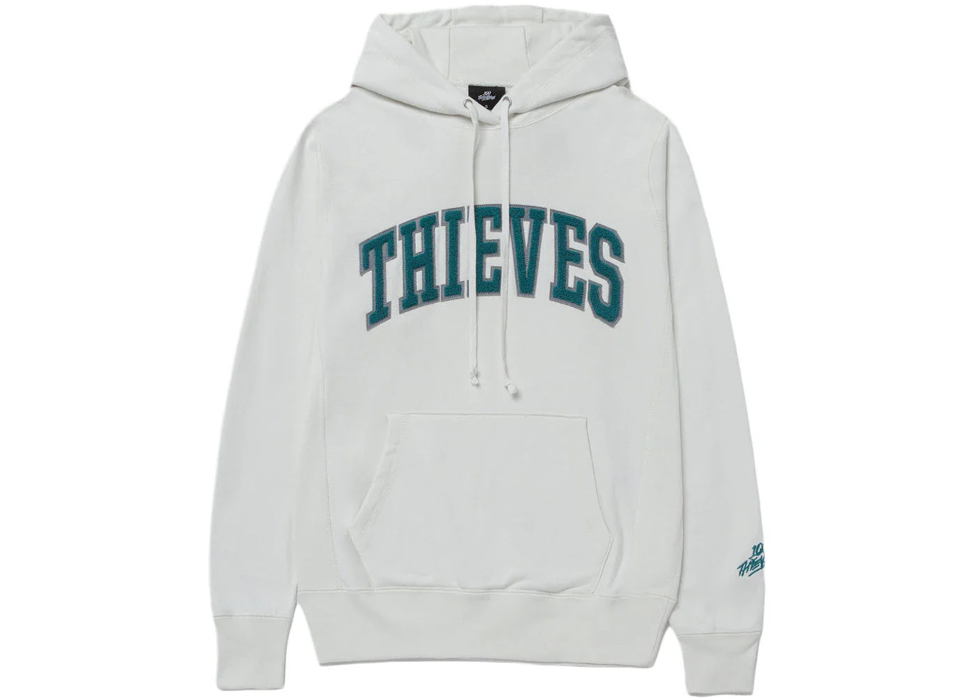 100 Thieves Alumni Collection Chenille Hoodie Off White