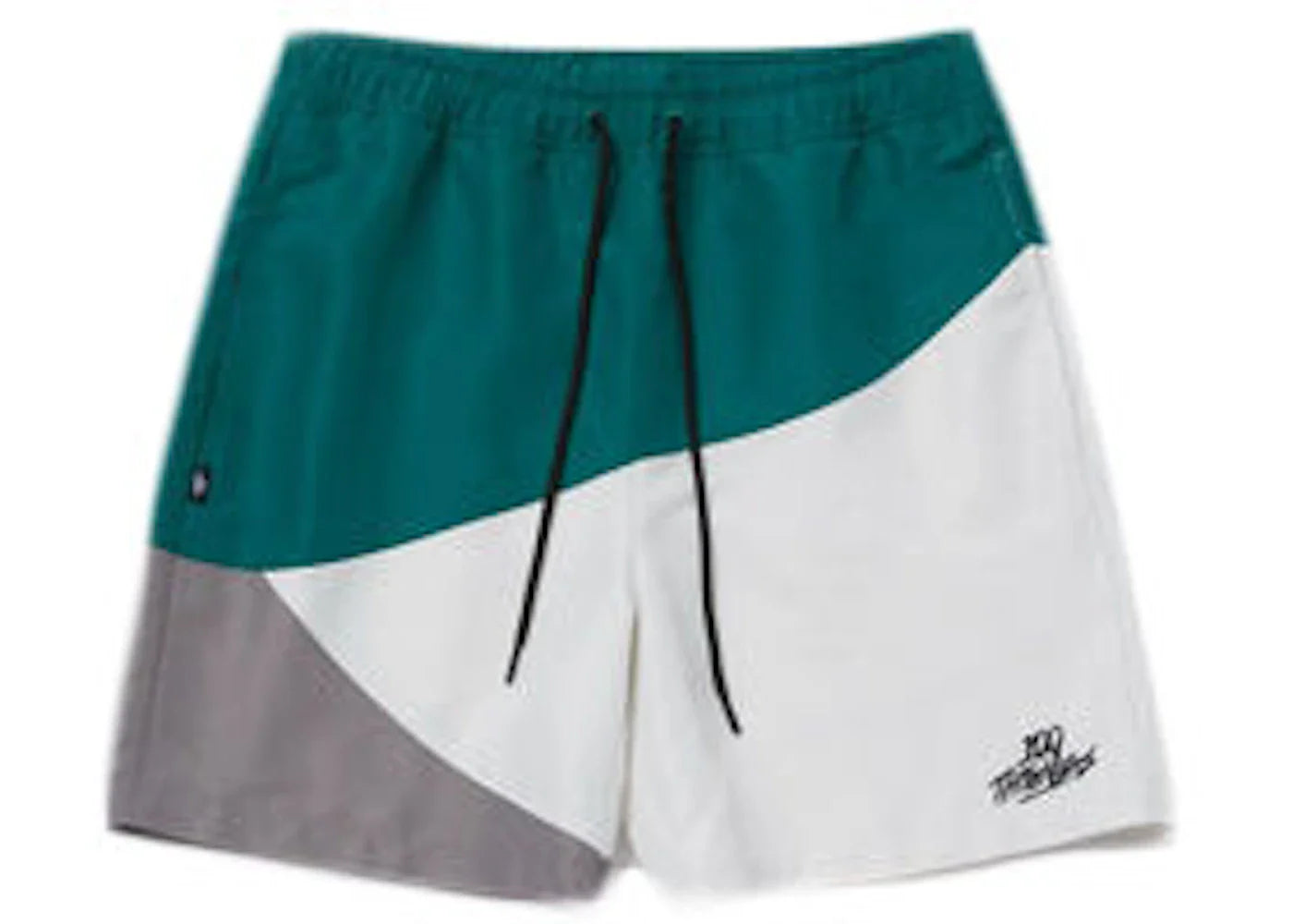 100 Thieves Alumni Collection Track Shorts Green/Off White