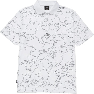 100 Thieves Birdie Short Sleeve Polo White/Black