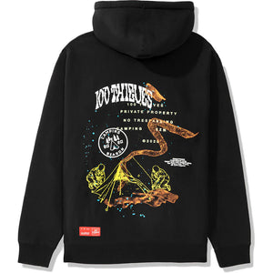 100 Thieves Camping SZN Hoodie Black