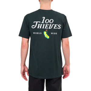 100 Thieves Country Club Worldwide T-Shirt Forest