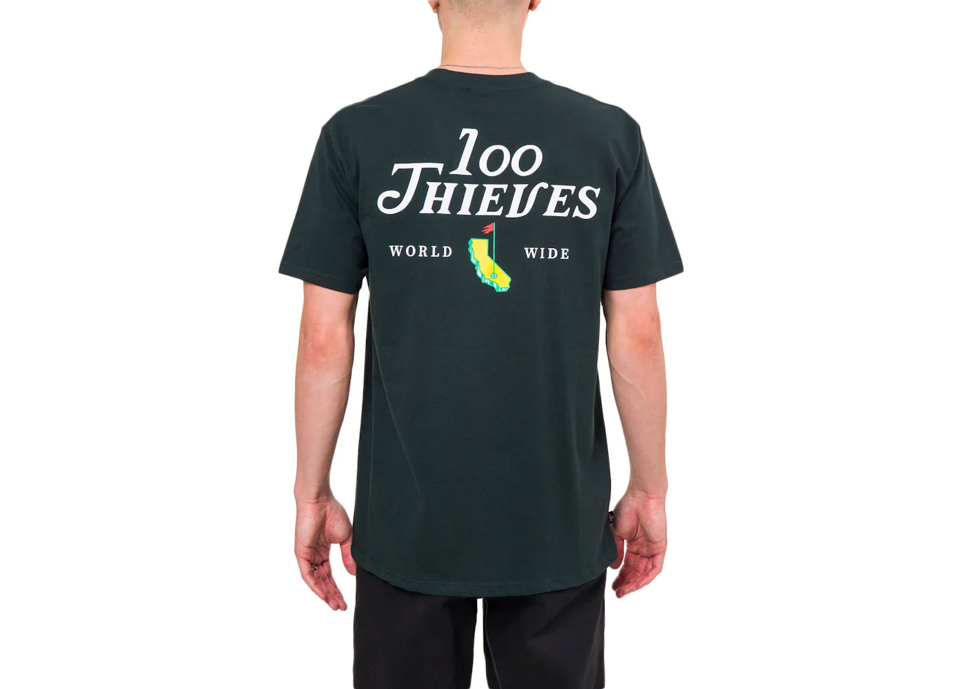 100 Thieves Country Club Worldwide T-Shirt Forest