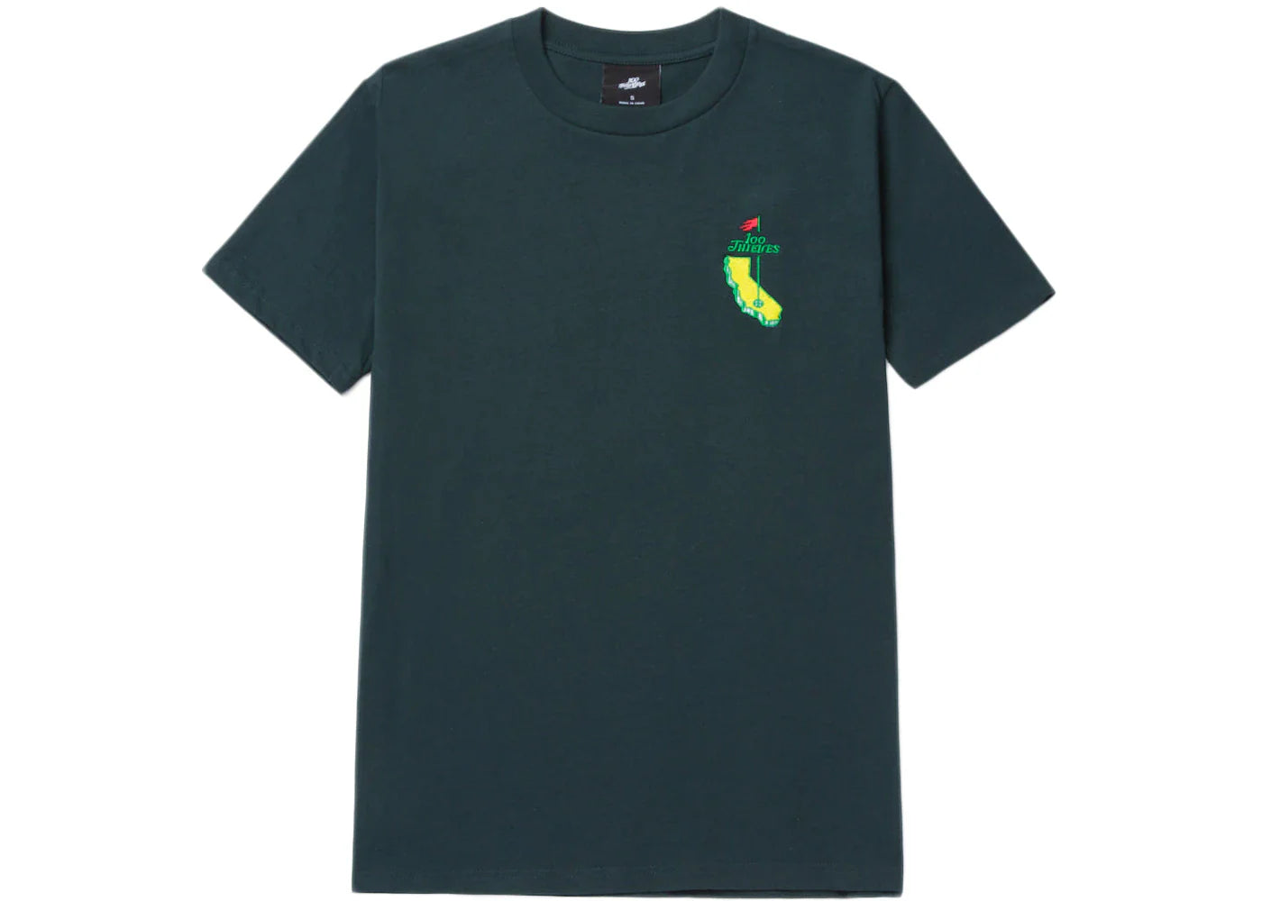 100 Thieves Country Club Worldwide T-Shirt Forest