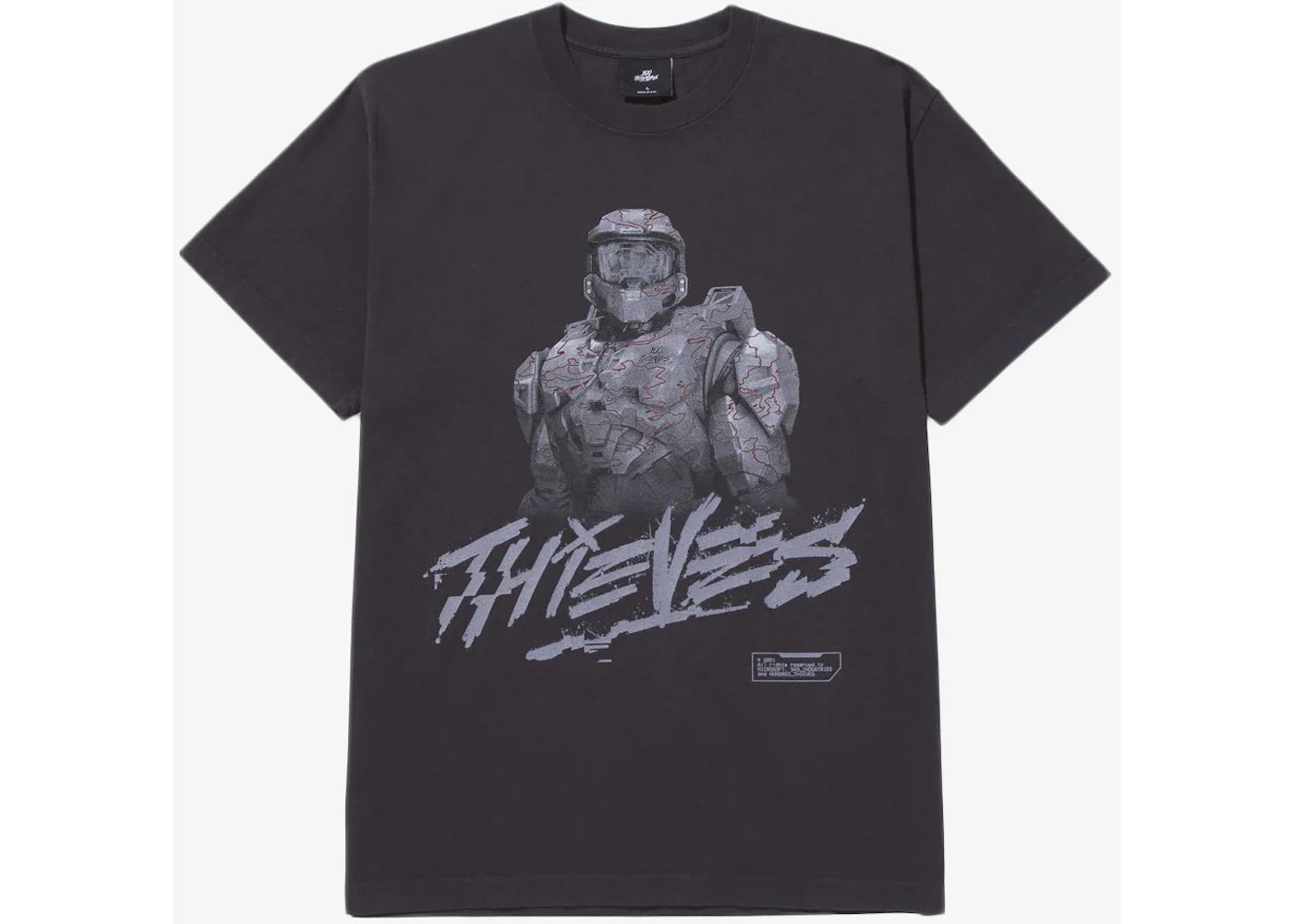 100 Thieves x Halo Master Thief SS T-shirt Black