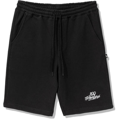 100 Thieves No Camping Fleece Short Black