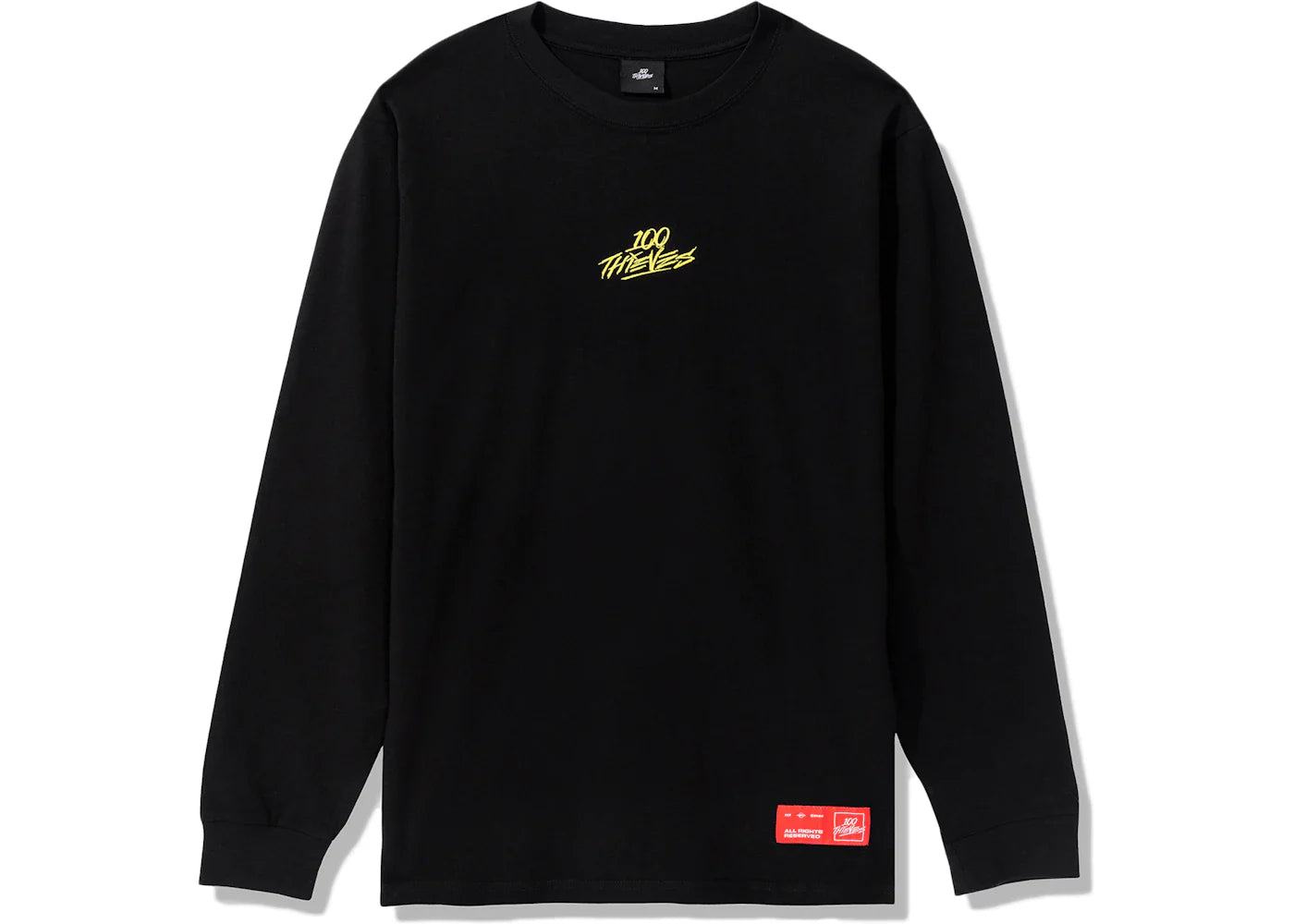 100 Thieves No Camping L/S T-Shirt Black