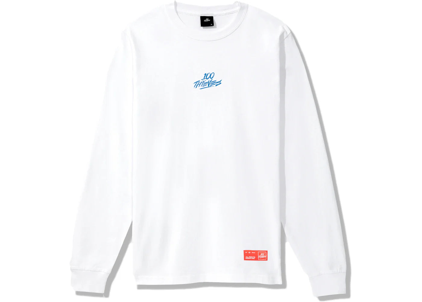 100 Thieves No Camping L/S T-Shirt White