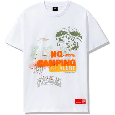 100 Thieves No Camping T-Shirt White