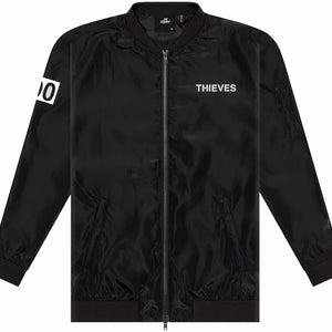100 Thieves Numbers Bomber Jacket Black