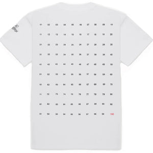 100 Thieves Numbers T-Shirt White