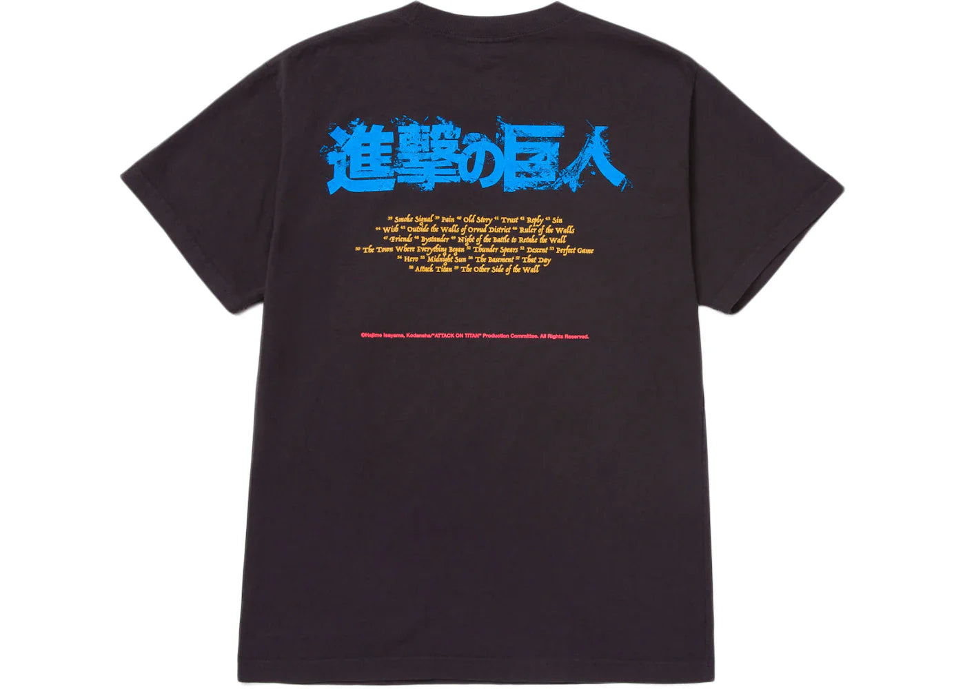 100 Thieves x Attack on Titan Attack Stance T-shirt Black