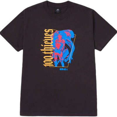 100 Thieves x Attack on Titan Attack Stance T-shirt Black