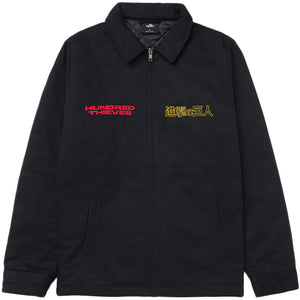100 Thieves x Attack on Titan Levi Jacket Black