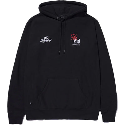 100 Thieves x Higround Hoodie Black/Red/White