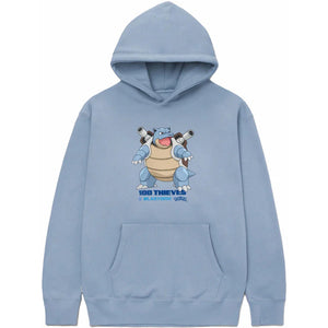 100 Thieves x Pokémon Blastoise Hoodie Medium Blue