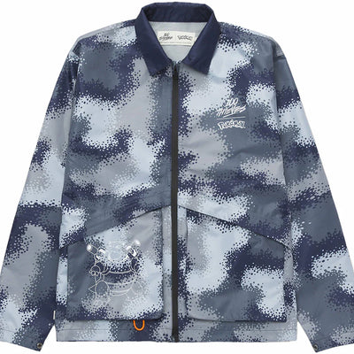 100 Thieves x Pokémon Blastoise Shell Jacket Blue